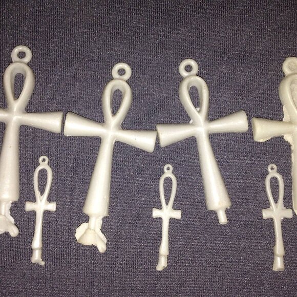 Sterling Silver Egyptian Large Ankh Pendant - Picture 5 of 10